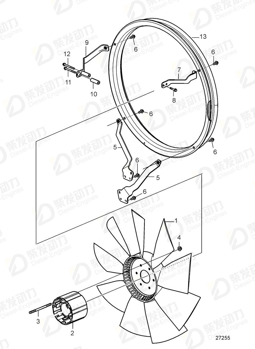 volvo penta Spacer sleeve 996706 Drawing volvo penta Spacer sleeve 996706 Drawing